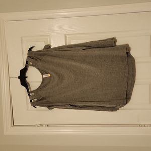 long sleeve grey top